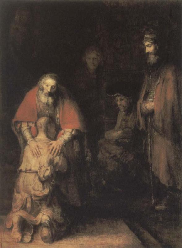 REMBRANDT Harmenszoon van Rijn The Return of the Prodigal son Sweden oil painting art